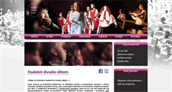 Desktop Screenshot of divadlodetem.cz